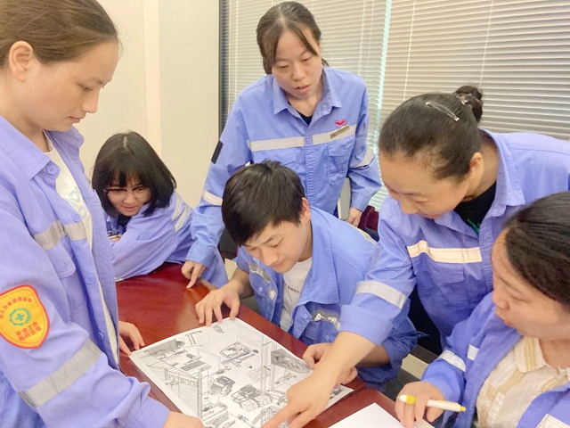 【安全生產月】降解新材料開展“安全我參與，大家來找茬”活動(圖1)