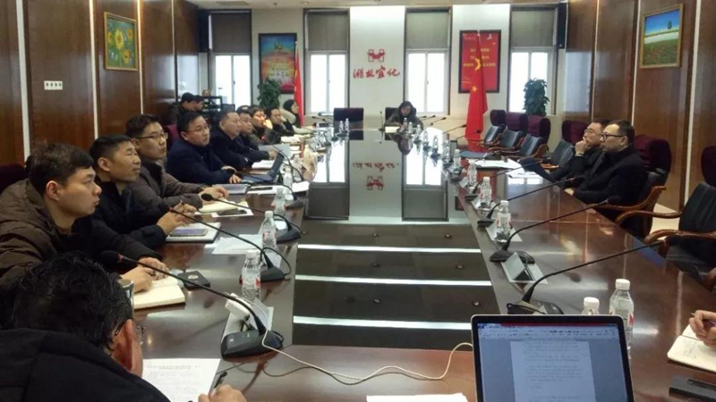 集團組織召開對標學習先進企業(yè)專題會暨企管、生產、設備系統(tǒng)年度總結大會